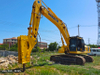 Hydraulick&eacute; kladivo bočn&iacute;ho bagru